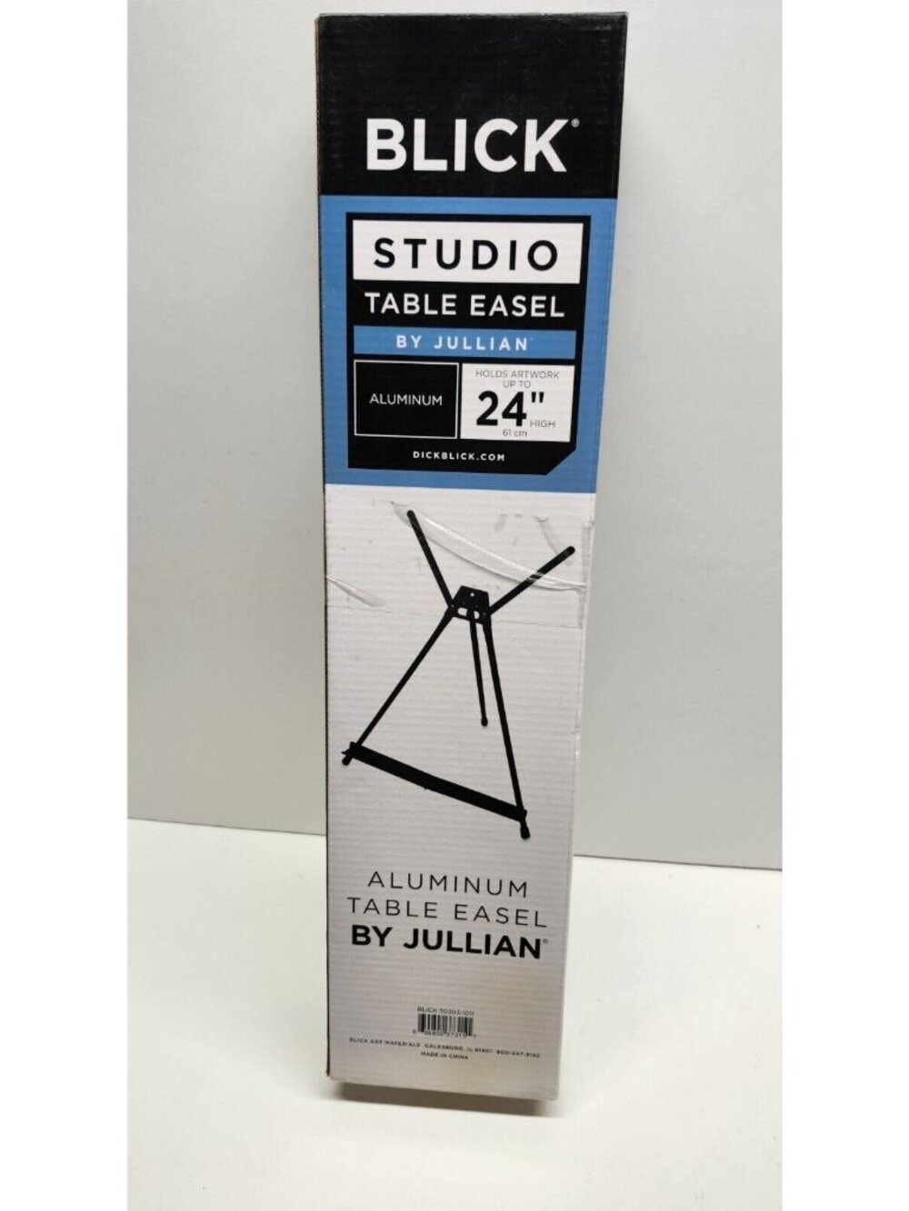 NIB Table Easel Blick Studio by Jullian Expandable Adjustable Aluminum Black
